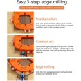 thumbnail image 3 of R10-R50 Multifunctional Round Corner Radius Tools, Router Templates, Woodworking Clip Positioning Tool, 2 Pieces, 3 of 5