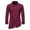 Red, variant on TAIAOJING Mens Long Sleeve Shirts Retro Mid-Length Top Stand-Up Collar Color Block Top Long-Sleeved Button Retro Blouse