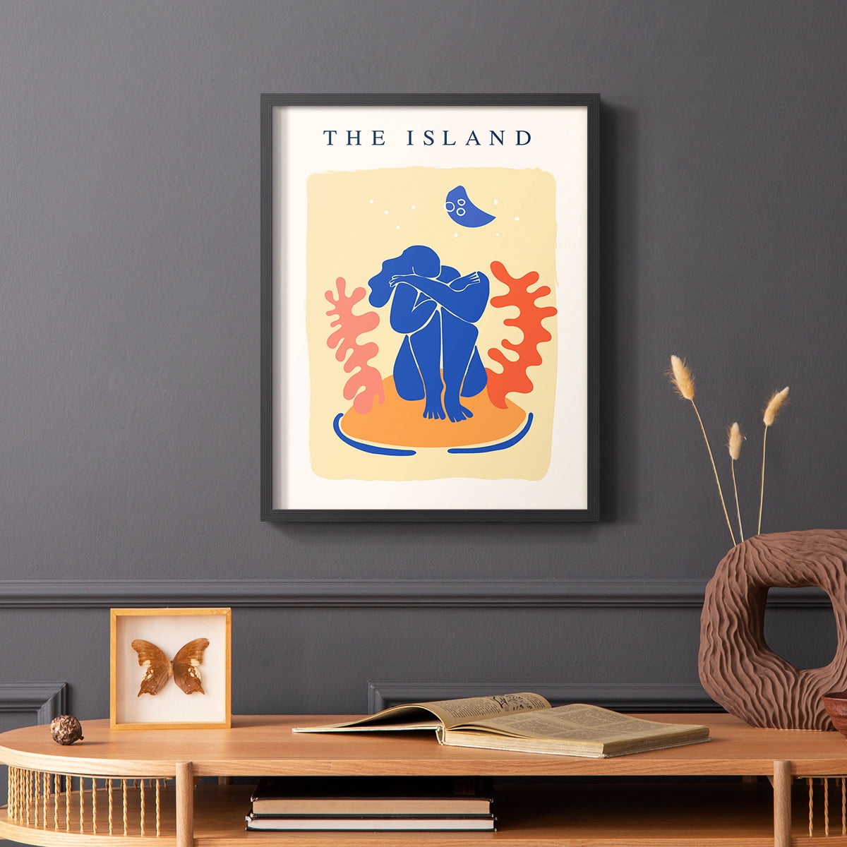 Matisse CCCXIV in Black Solid Wood 11 x 14 Framed Print