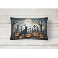 thumbnail image 4 of Carolines Treasures DAC2223PW1216 16 x 12 in. Unisex Black Cat Spooky Halloween Fabric Decorative Pillow, 4 of 4