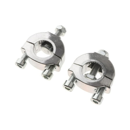 lacooooppia 2 Pieces Handlebar Riser Clamp Handlebar Bar 7/8'' 22mm with Bolts Spare Parts Replacement Handlebar Bar Riser Clamp