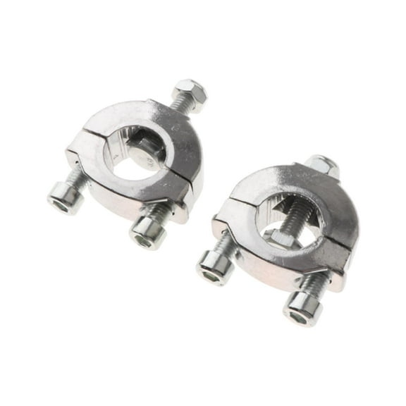 lacooooppia 2 Pieces Handlebar Riser Clamp Handlebar Bar 7/8'' 22mm with Bolts Spare Parts Replacement Handlebar Bar Riser Clamp