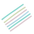 thumbnail image 4 of Pajita Para Beber Para Niños, 0,2 Pulgadas De Diámetro, 6 Pajitas De Silicona, Reutilizable, Suave Para 1-3 Años Para Gachas De Sopa, 4 of 7
