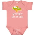 thumbnail image 3 of Inktastic My First Plane Trip Airplane Travel Boys or Girls Baby Bodysuit, 3 of 5