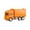 Orange, variant on syligr Inertia Toy Vending Truck for Kids Ages 3+ Pull Back Friction Powered Vehicle Model 5x2x2 Inches Plastic Opening Doors Blue Red Orange Colors Role Play Pretend Play Toy