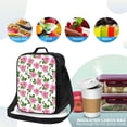 thumbnail image 4 of Lsque Rose Flowers Lunch Bag Lunch Box for Women Men Reusable Insulated Lunch Tote Bag,Leakproof Thermal Cooler Sack Food Handbags Case High Capacity, 4 of 9