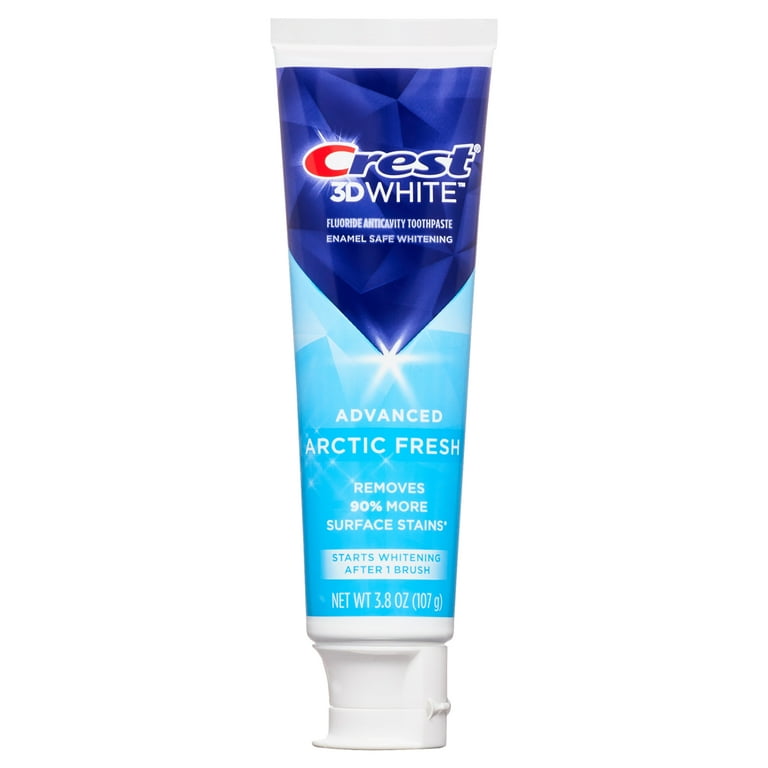 Crest 3D White Arctic Fresh Teeth Whitening Toothpaste 3.8 oz 3