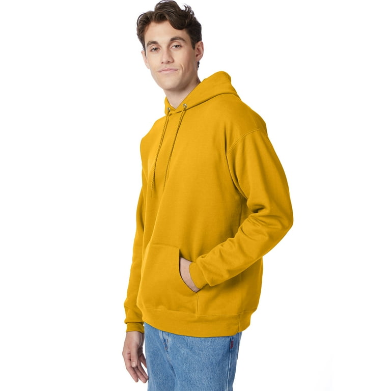 Yellow hanes hoodie new arrivals
