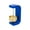 Blue, variant on dfutuy Dopamine Doorbell Wind Chime Suction Type Entrance Reminder Door Used for Collision Decoration When Moving Into A New Home