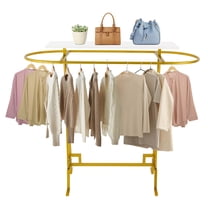 Commercial Clothing Display Stand, Clothing Rack, Clothes Hanging Rack Gold