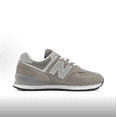 thumbnail image 2 of Zapatos New Balance NB 574, estilo retro, letras, con cordones, unisex, color gris, 2 of 5