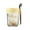 Yellow, variant on Vestitiy Overnight Oats Containers with Lids and Spoons,Airtight Glass Mason Oatmeal Jars, On The Go Meal Prep Jars with Measurement Marks for Milk,Fruit,Pudding,Yogurt,Grey,12.2*3.43 Inch