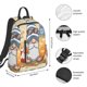 thumbnail image 2 of Disketp Hello Summer Cute Gnome Mochila Ligera e Impermeable, Mochila de Día Resistente para Viajes, Senderismo y Uso Diario para Hombre y Mujer, 2 of 7