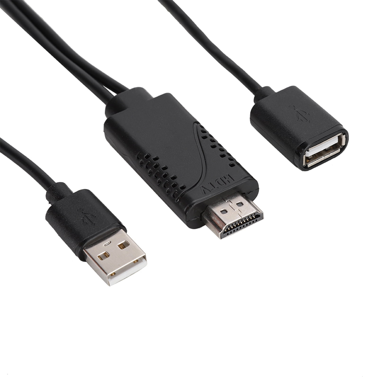 1080P USB Female To Male HDTV Adapter Cable Cord For IOS For Phone, Plug And Play, Cooling Hole Design