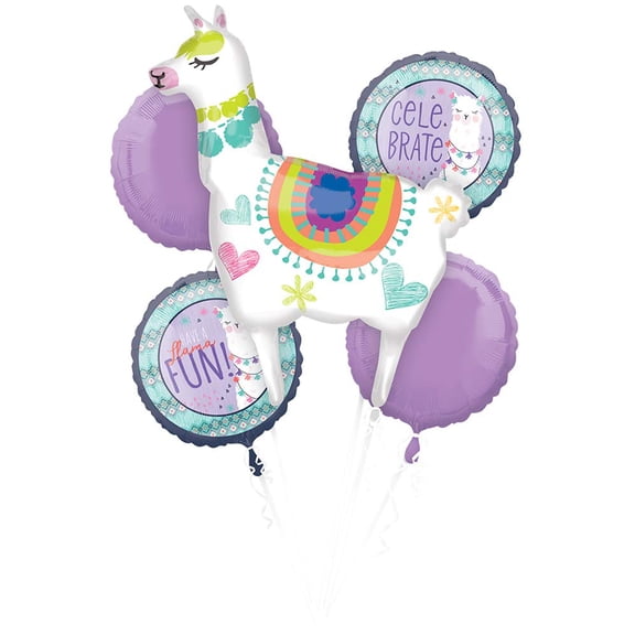 ANAGRAM INTERNATIONAL 3995901 BOUQUET LLAMA FUN, Various, Multi
