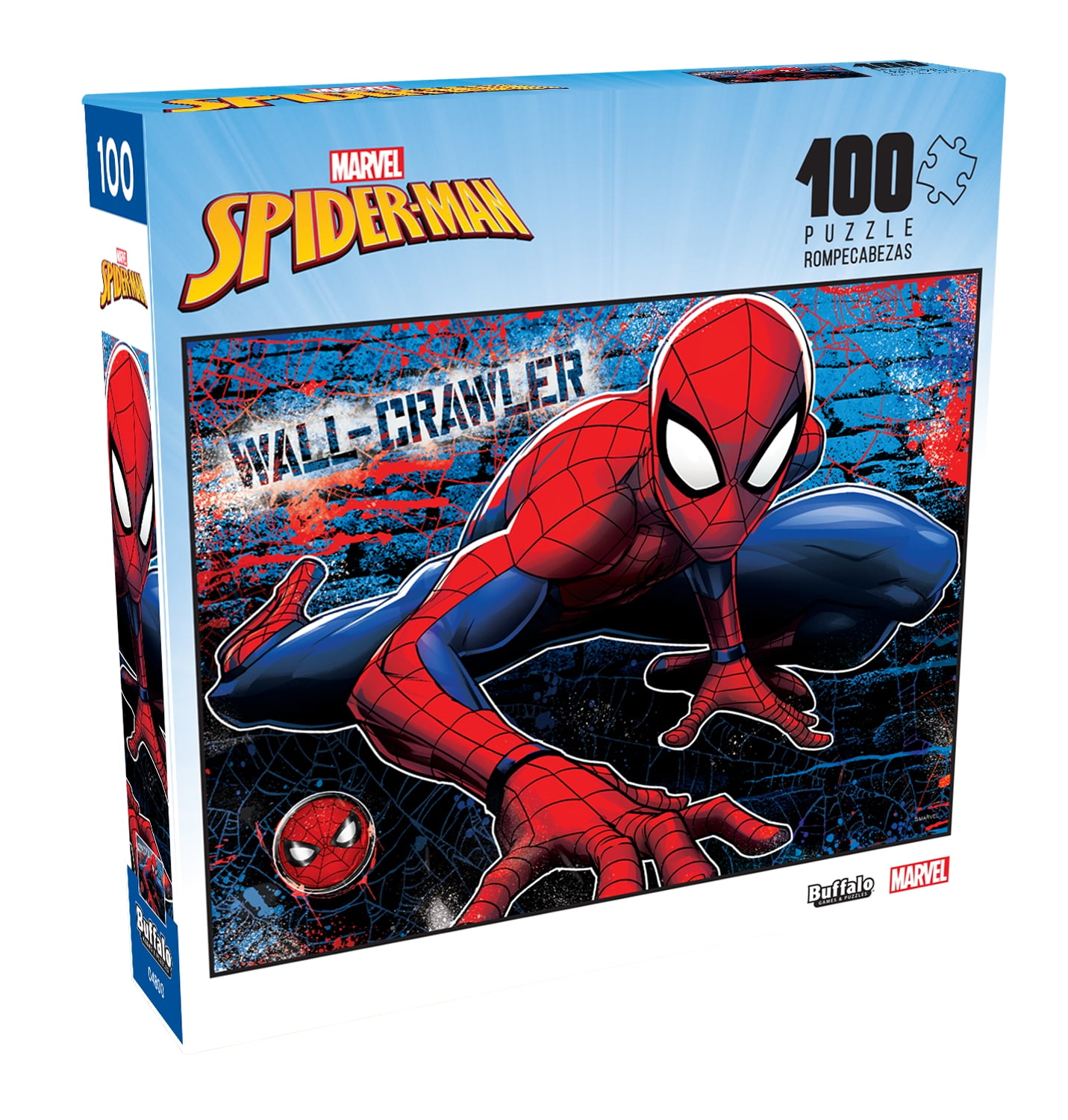 Buffalo Games 100-Piece Marvel Wall Crawler Interlocking Jigsaw Puzzle