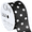 Black & White, variant on Offray Ribbon, Island Blue with White Polka Dot 1 1/2 inch Grosgrain Polyester Ribbon for Sewing, Crafts, and Gifting, 9 feet, 1 Each