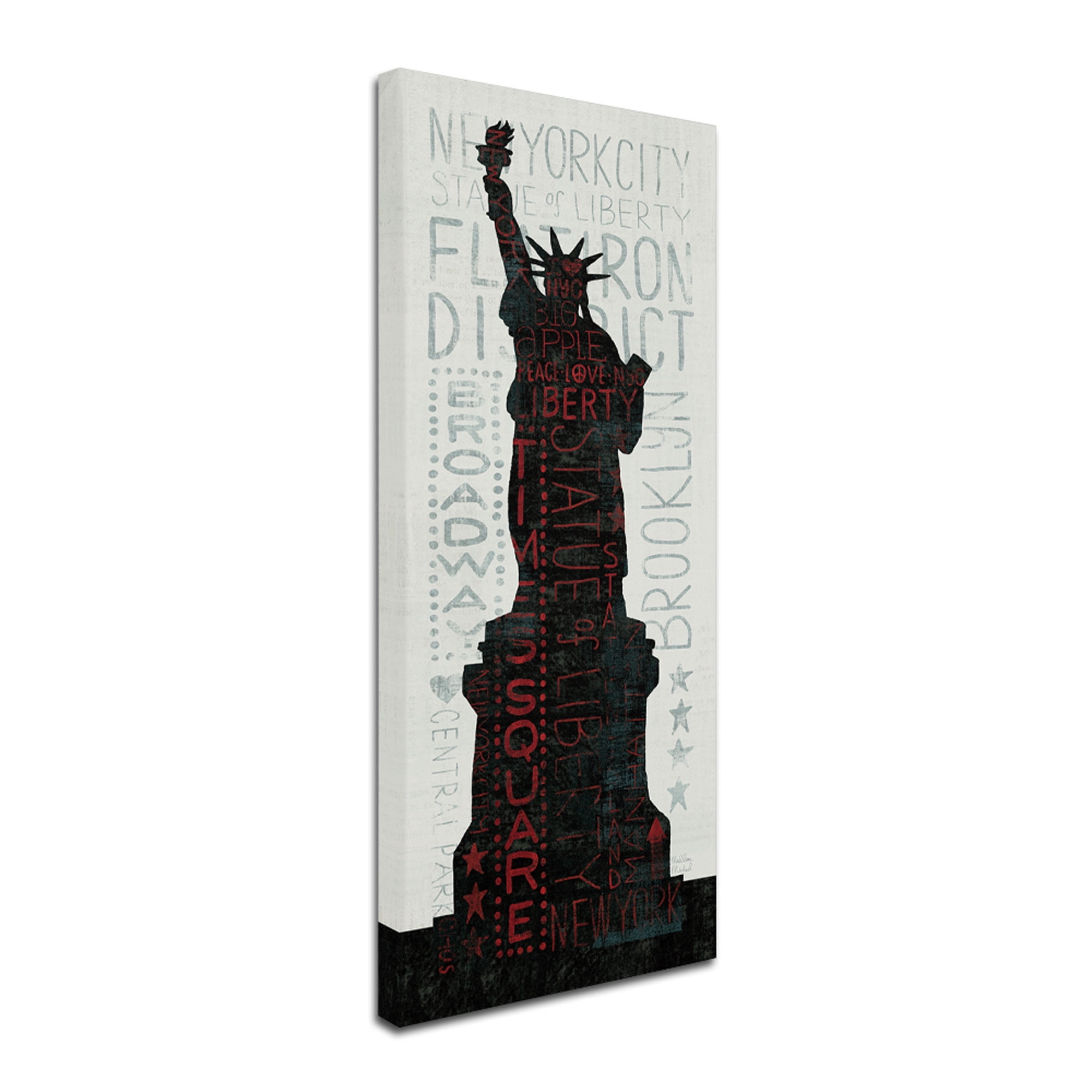 Trademark Fine Art 'Statue of Liberty' Canvas Art by Michael Mullan