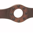 thumbnail image 1 of Deco 79 Traditional Wooden Airplane Propeller Decor, 5" H x 48" L, Polished Brown Finish, 1 of 5