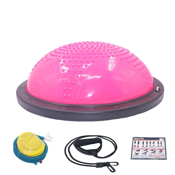 Half Exercise Ball Balance Trainer Ball Stability Half Ball Yoga Exercise Ball Yoga Fitness Ball Balance Trainer Ball Yoga Exercise Half Ball For Home Gym Core Training Fitness