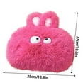 thumbnail image 4 of Almohada con forma de cabeza de animal adorable. Niñez sin límites. El nuevo favorito para la decoración del hogar. Te aporta alegría y relajación (F), 4 of 7