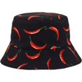 thumbnail image 3 of CoCopeaunts Reversible Bucket Hats Girls Fashion Sun Protection Packable Outdoor Cool Fisherman Hat for Unisex Travel Camping, 3 of 8