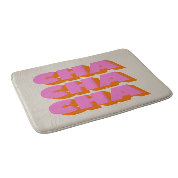 Society6 Showmemars Cha Cha Cha Bath Mat 34" x 21"