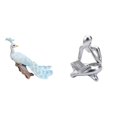 thumbnail image 1 of Escultura de , figurita decorativa para jardín, artesanía, estatua, adorno para el hogar, patio, pensador abstracto, decoración de mesa, sala, 1 of 8