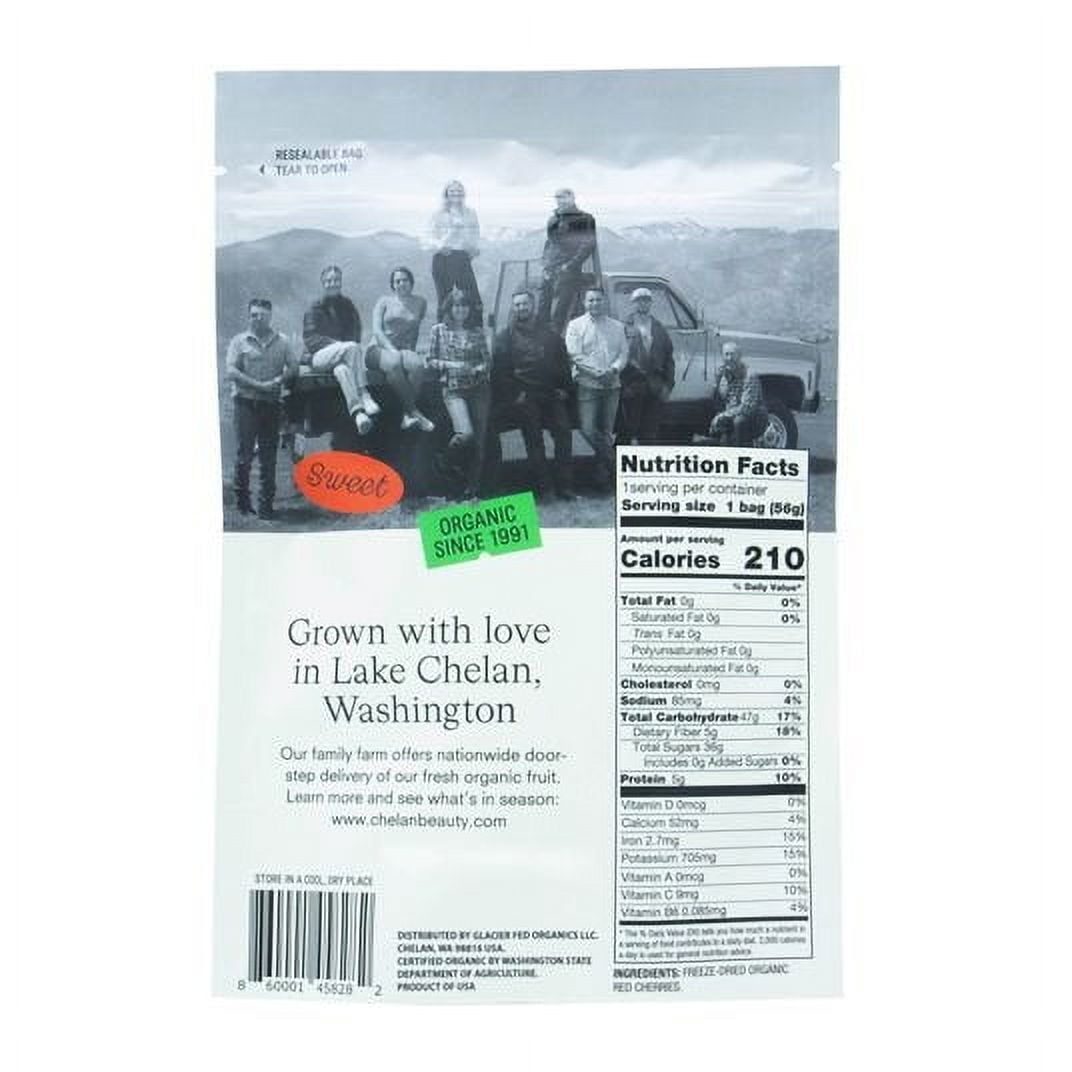 Chelan Beauty Cherries, Freeze Dried, Organic-2 oz
