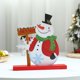 thumbnail image 5 of Decoración navideña de madera para escritorio Decoración navideña para el hogar Adornos de alce de Papá Noel Muñeco de nieve Año nuevo 2023 Navidad Noel, 5 of 5