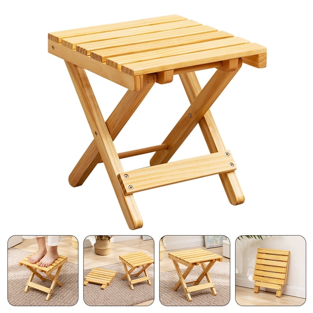 Lot de 1 Table Pliante Portable pour Utilisateurs Généraux Compacte et Facile à Utiliser Jaune Pâle