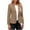 Khaki, variant on Horkkom Blazers for Women Business Casual Suit Jackets Long Sleeve One Button Jackets Open Front Work Suits