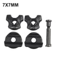 thumbnail image 1 of Bike Seatpost Clamp for Carbon Saddle Rails 7x9/7x7mm Bicycle Oval/Round Clip, 1 of 9