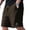 Brown@GC@, variant on CONZONE Mens Casual Corduroy Shorts Elastic Waist Summer Shorts for Men Solid Color Ribbed Lightweight Loose Fit Vacation Beach Shorts With Pockets
