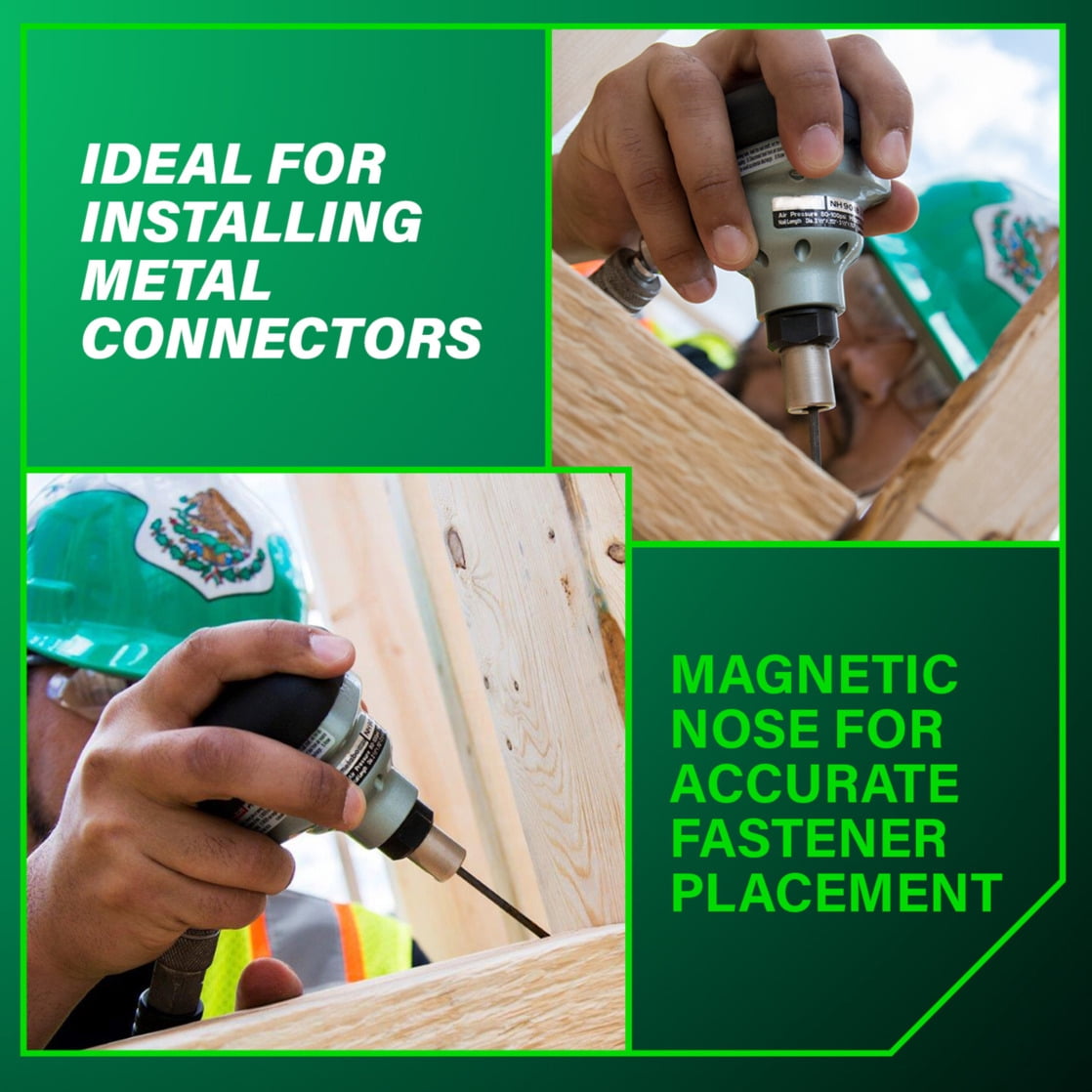 Metabo HPT Pneumatic Palm Nailer, 2-1/2-In-3-1/2-In, NH90AB