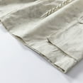 thumbnail image 6 of LpwkSSA Mens Vintage Cotton Cargo Shorts Multi Pocket Design Durable Fabric Relaxed Silhouette for Outdoor Adventures Yellow XXXL, 6 of 9