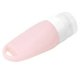thumbnail image 3 of BIMZUC Silicone Refillable Travel Bottle Portable Empty Shampoo Lotion Container Liquid Dispenser Squeeze Tube for Outdoor Traveling Home Use Pink Color 1 oz / 28 g Capacity, 3 of 9