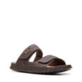 thumbnail image 2 of Clarks Sandale Plate Crestview, Cuir Brun Foncé, 10.5 Moyen, 2 of 7
