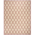 thumbnail image 2 of Safavieh Linden Carleton Geometric Indoor/Outdoor Area Rug, Red/Creme, 8' x 10', 2 of 8