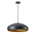 thumbnail image 5 of Aiwen 19 IN Matte Black Round Dome Pendant Light, Modern Oversize Farmhouse Chandelier for Kitchen Island Bedroom Hallway, 5 of 7