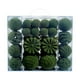 thumbnail image 5 of 48 adornos navideños de bolas, adornos navideños decorativos irrompibles para colgar. Verde militar, 5 of 9