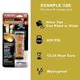 thumbnail image 2 of Protective Coating 643334 48 Oz Woody Wood Epoxy Paste, 2 of 4