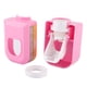 thumbnail image 1 of Dispensador de pasta de dientes montado en la pared exprimidor automático soporte de pasta de dientes hogar baño (rosa), 1 of 9