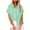 Multicolor, variant on SROBPTY Womens Tops Plus Size, Summer Linen Shirts for Women, Womens Solid Button Shirts V Neck Loose Blouse Short Sleeve Casual Work Tunic with Pocket Multicolor M
