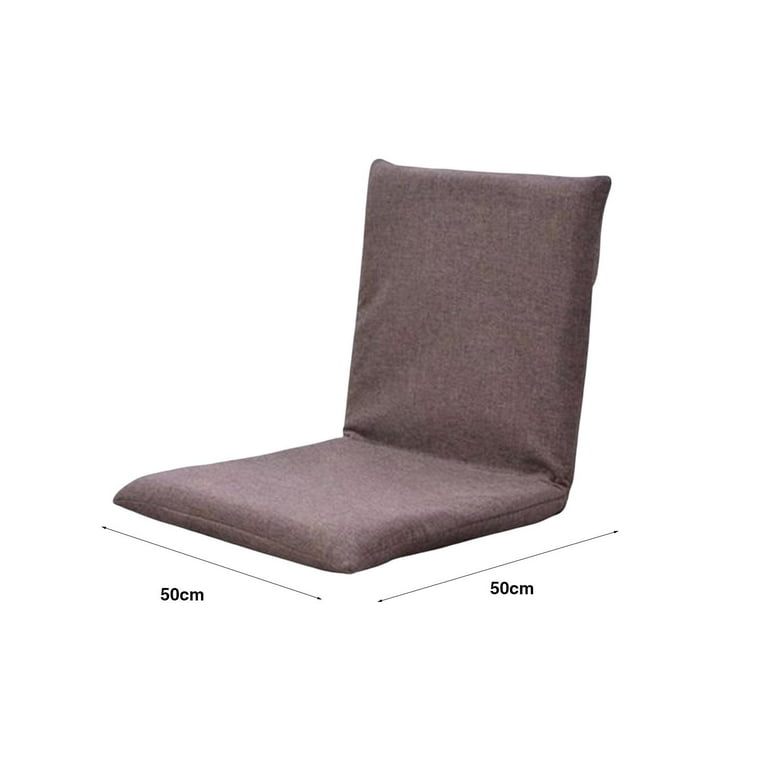 Floor Chair Living Room Chair Zipper Closure Foldable Japanese Legless Chair Gaming Chair Seat Cushion for Camping Living Room Outdoor Yoga large