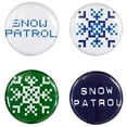thumbnail image 1 of Snow Patrol - Ensemble de 4 Boutons, 1 of 1