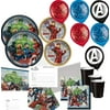 Marvel Avengers Birthday Party Supplies with Iron Man Dessert Plates