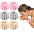 3 PCS Spa Headband Face Washing Wrist Bands Sweat Wristbands Towel