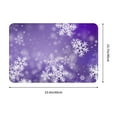 thumbnail image 3 of Daiia Snowflakes Front Door Mat, Heavy Duty Durable Welcome Mat for Outdoor Indoor, Dirt Trapper Waterproof Super Absorbent Door Mat, 16" x 24", 3 of 9