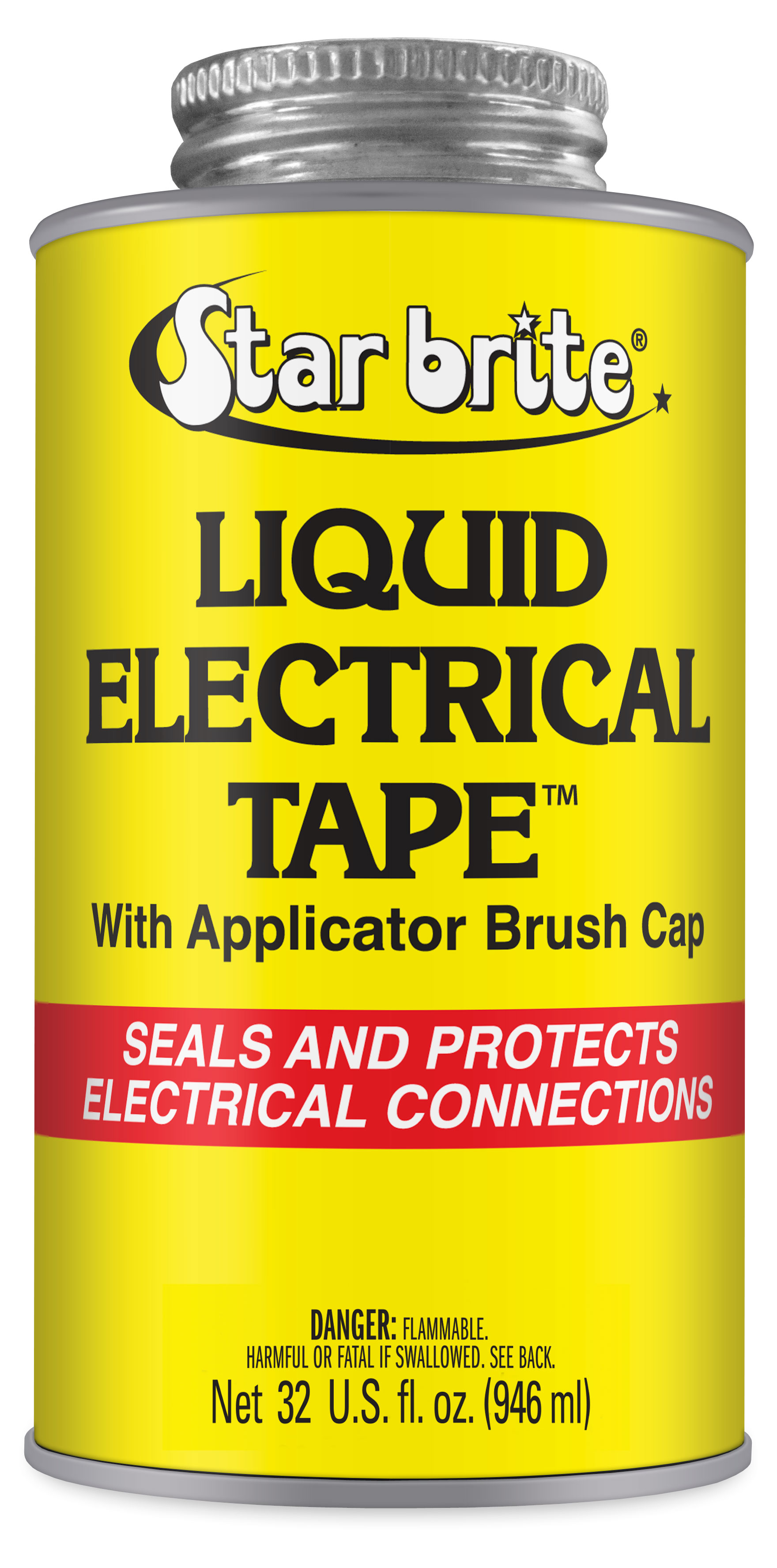 STAR BRITE Liquid Electrical Tape Black 32 OZ (084134)